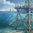 O que acontece com plataformas de petróleo desativadas pode mudar a vida no fundo do oceano