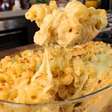 Macarrão Mac Cheese incrivelmente cremoso, um prato saboroso e irresistível que a família ama