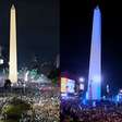 Imagens aéreas mostram enorme festa no Obelisco após classificação da Argentina para final da Copa