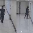 Câmera de segurança registra homem entrando em banheiro onde escondeu celular para gravar mulheres