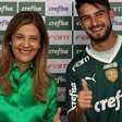 A declaração de Leila Pereira direcionada a Flaco López, do Palmeiras