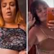 Valentina Francavilla mostra antes e depois de perder 45 kg sem cirurgia
