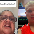Haaland reage a vídeo de brasileira tentando ler seu nome: 'Esting Aland? Não conheço, não''; assista