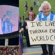 Fã de Messi de 99 anos acompanha todos os jogos da Argentina e ganha presente do jogador