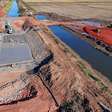 Obras de proteção contra cheias entre os bairros Sarandi e Anchieta atingem 30% de conclusão
