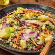 Salada de repolho com maçã cremosa e saudável sem maionese