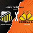 Novorizontino x Criciúma: onde assistir, escalações e arbitragem
