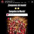 Jogador do Flamengo comemora título da Espanha na Copa do Mundo