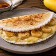 Tapioca com banana e queijo gratinado: a receita saudável que fica dourada e irresistível