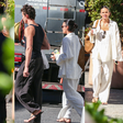 Como usar linho no Inverno? Com look todo branco e oversized, Bruna Marquezine prova a sofisticação do tecido natural em novo passeio com Shawn Mendes