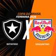 Botafogo x Bragantino (Copa do Brasil Feminina): onde assistir e escalações
