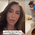 Bianca Andrade mostra filho chorando em despedida após dois meses juntos: 'Dói muito'