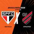 São Paulo x Athletico, AO VIVO, com a Voz do Esporte, às 20h