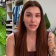 Influencer diz que quase ficou cega após líquido de cacto-candelabro atingir seus olhos em Rondônia
