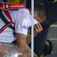 Rafael Tolói deixa duelo contra o Athletico lesionado e liga alerta no São Paulo