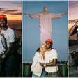 Vini Jr. e Virginia visitam o Cristo Redentor com Terry Crews, de 'As Branquelas'