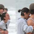 Parece comédia romântica da Netflix: essas 23 fotos de Bruna Marquezine e Shawn Mendes com um café e muitos beijos em dia nublado no Rio deixariam qualquer roteirista inspirado