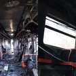 Veja como ficaram os vagões após explosão na Linha 12-Safira de trem em São Paulo