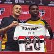 Buta é apresentado no São Paulo e define posição ideal: "Me sinto melhor como lateral"