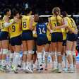 Brasil x Itália na VNL: ods de 4.33 para apostar na vitória do Brasil
