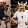 Vini Jr. e Terry Crews treinam juntos e fazem convite a Haaland: "Estamos esperando você"