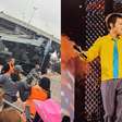 Vídeo: Chão cede no Morumbis antes de show de Harry Styles e 'engole' carro da Tropa de Choque