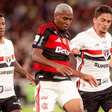 Flamengo fica no empate com o São Paulo e perde chance de encostar no Palmeiras