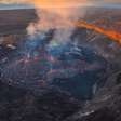 'Caí na cratera de um vulcão em erupção e sobrevivi a uma noite com bolhas de lava sob os pés'