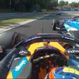 F1: Norris reassume a liderança do GP da Hungria após colisão entre Sainz e Piastri