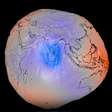 Nasa publica imagem do campo gravitacional da Terra baseada em 1 bilhão de observações de satélites