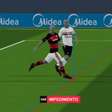 Impedimento semiautomático anula gol do Flamengo contra o São Paulo