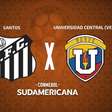 Santos x Universidad Central: onde assistir, escalações e arbitragem