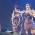 Maraisa dá bronca em fã que apontou laser para o rosto de Maiara durante show: 'Você não é homem?'
