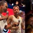 Neymar solta a voz com Thiaguinho em festa de aniversário de Bruninho do vôlei após dia de polêmicas