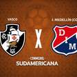 Vasco x Independiente Medellín-COL: onde assistir, escalações e arbitragem