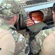 Cão farejador da PRF localiza 581 kg de maconha em tanque de carreta na BR-282