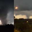 Tornado assusta e deixa feridos no Rio Grande do Sul; vídeos mostram desespero de moradores