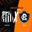 Santos x Remo, AO VIVO, com a Voz do Esporte, às 19h30