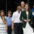 Príncipe William e Kate Middleton levam os filhos para acompanhar evento esportivo na Escócia