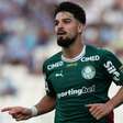 Flaco marca e avisa: "Pensamento é no Palmeiras, em conquistar tudo"