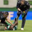 Bolasie, da Chapecoense, sofre lesão rara no pâncreas após choque com jogador do Cruzeiro