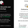 Usuários do WhatsApp relatam conta bloqueada e reclamam nas redes sociais