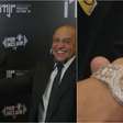 Roberto Carlos ostenta relógio cravejado de diamantes em leilão de Neymar; saiba quanto vale