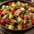 Salada italiana de batata com atum: receita fácil e saborosa