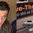 Bruno Gagliasso expõe fast food que fechou 10 minutos antes do horário e é detonado: 'Nunca foi pobre'