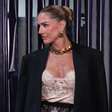 Deborah Secco aposta no corpcore ousado com sleepwear, renda e blazer oversized no Rio Inovation Week