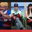 Elenco de Ted Lasso recebe camisa do Vitória em divulgação de temporada; veja vídeo