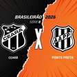 Ceará x Ponte Preta: onde assistir, escalações e arbitragem