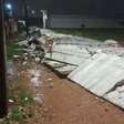 Ciclone-bomba derruba muro de presídio em Pelotas durante temporal