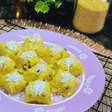 Cocada de cuscuz com maracujá cremosa e com aquele toque azedinho divino, para encantar o papai no Dia dos Pais